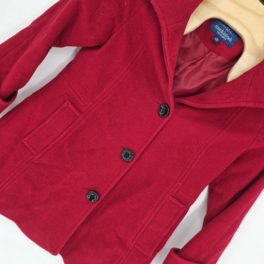 Vintage Mackintosh New England Women Peacoat Wool Medium Jacket NYC Trip Winter
